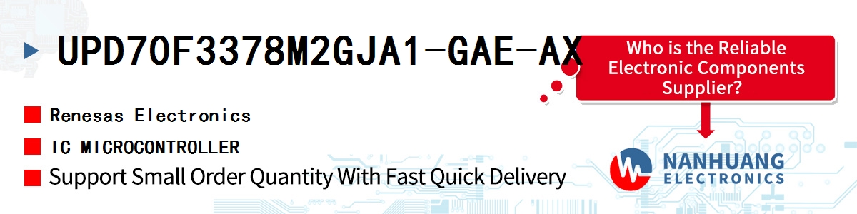 UPD70F3378M2GJA1-GAE-AX Renesas IC MICROCONTROLLER