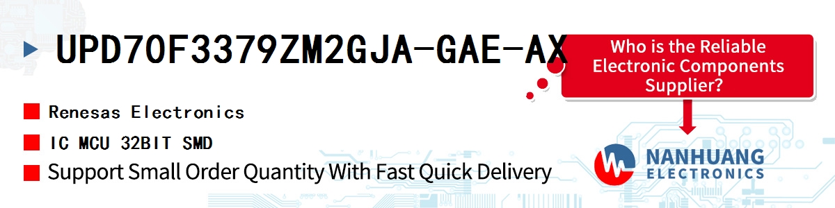 UPD70F3379ZM2GJA-GAE-AX Renesas IC MCU 32BIT SMD