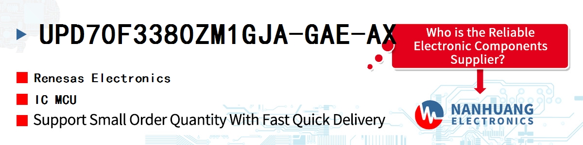 UPD70F3380ZM1GJA-GAE-AX Renesas IC MCU