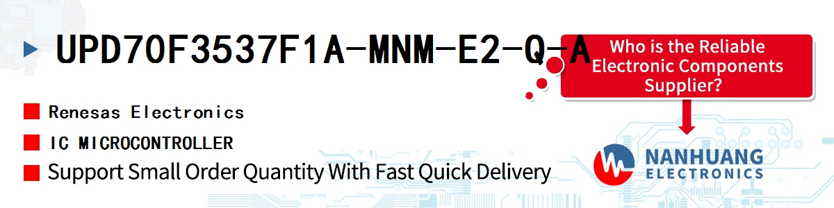 UPD70F3537F1A-MNM-E2-Q-A Renesas IC MICROCONTROLLER