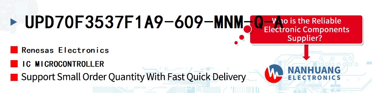 UPD70F3537F1A9-609-MNM-Q-A Renesas IC MICROCONTROLLER