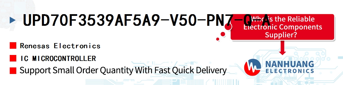 UPD70F3539AF5A9-V50-PN7-Q-A Renesas IC MICROCONTROLLER