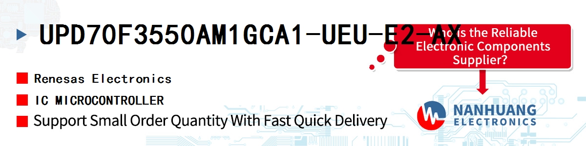 UPD70F3550AM1GCA1-UEU-E2-AX Renesas IC MICROCONTROLLER