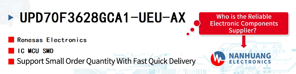 UPD70F3628GCA1-UEU-AX Renesas IC MCU SMD