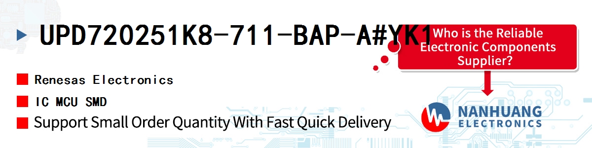 UPD720251K8-711-BAP-A#YK1 Renesas IC MCU SMD