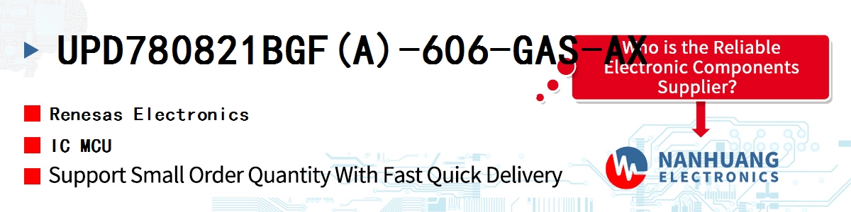UPD780821BGF(A)-606-GAS-AX Renesas IC MCU