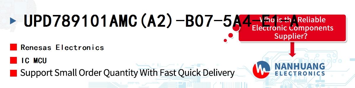 UPD789101AMC(A2)-B07-5A4-E1-A Renesas IC MCU