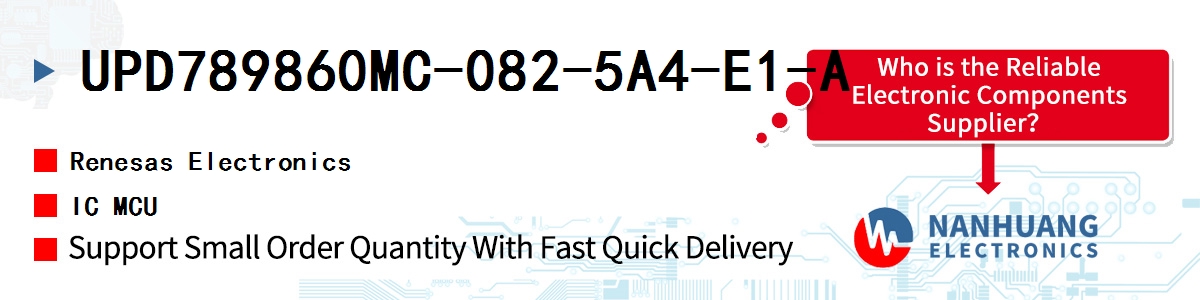 UPD789860MC-082-5A4-E1-A Renesas IC MCU