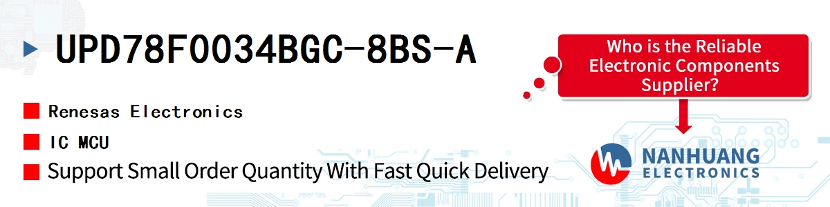 UPD78F0034BGC-8BS-A Renesas IC MCU