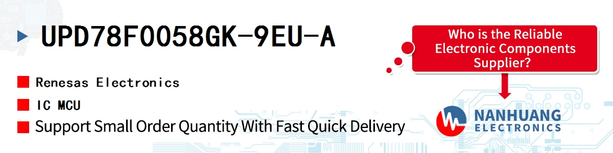 UPD78F0058GK-9EU-A Renesas IC MCU