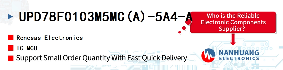 UPD78F0103M5MC(A)-5A4-A Renesas IC MCU