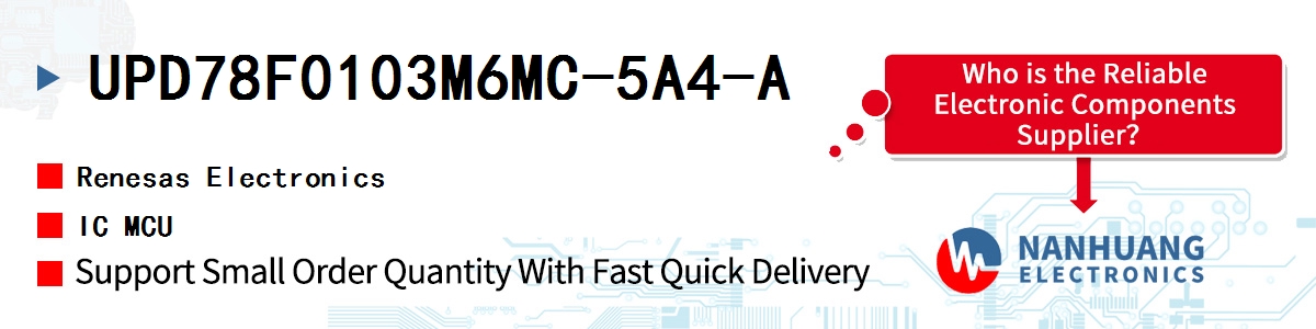 UPD78F0103M6MC-5A4-A Renesas IC MCU