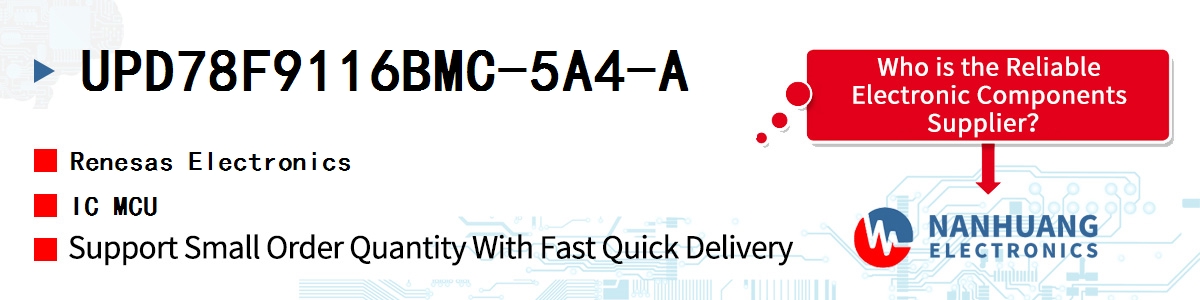 UPD78F9116BMC-5A4-A Renesas IC MCU