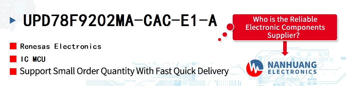UPD78F9202MA-CAC-E1-A Renesas IC MCU