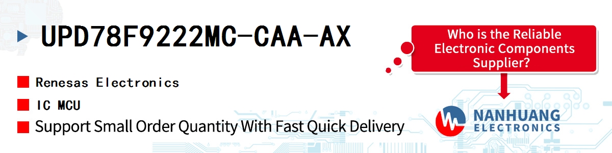 UPD78F9222MC-CAA-AX Renesas IC MCU