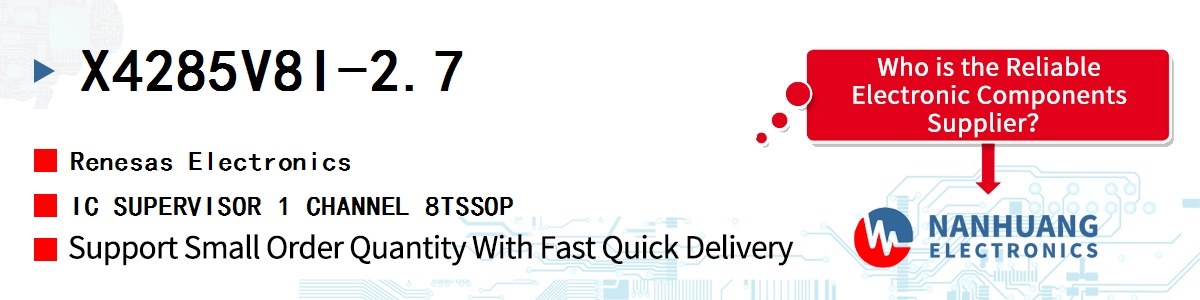 X4285V8I-2.7 Renesas IC SUPERVISOR 1 CHANNEL 8TSSOP