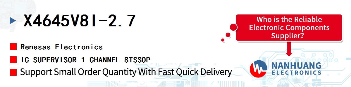 X4645V8I-2.7 Renesas IC SUPERVISOR 1 CHANNEL 8TSSOP