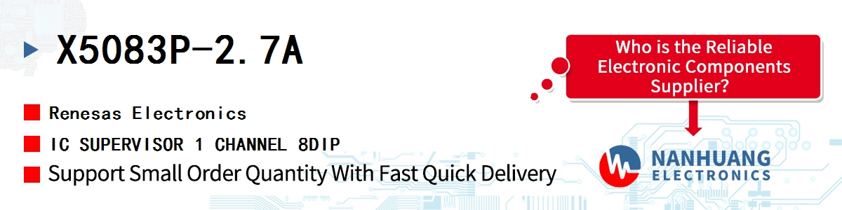 X5083P-2.7A Renesas IC SUPERVISOR 1 CHANNEL 8DIP