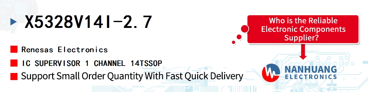 X5328V14I-2.7 Renesas IC SUPERVISOR 1 CHANNEL 14TSSOP