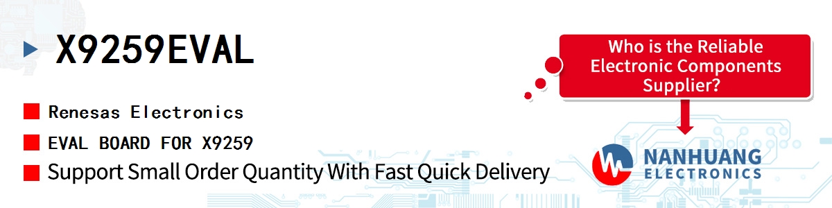 X9259EVAL Renesas EVAL BOARD FOR X9259