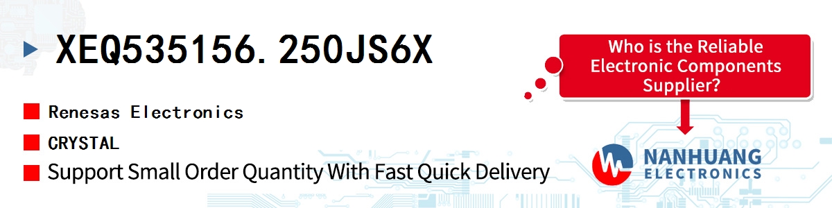 XEQ535156.250JS6X Renesas CRYSTAL