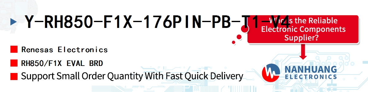 Y-RH850-F1X-176PIN-PB-T1-V4 Renesas RH850/F1X EVAL BRD