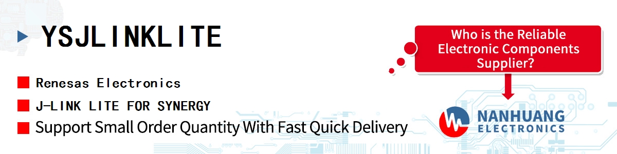 YSJLINKLITE Renesas J-LINK LITE FOR SYNERGY