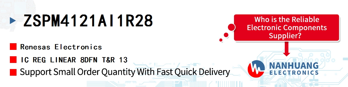 ZSPM4121AI1R28 Renesas IC REG LINEAR 8DFN T&R 13