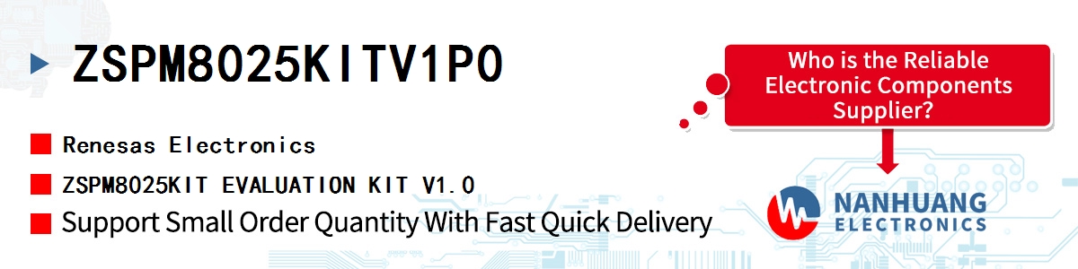 ZSPM8025KITV1P0 Renesas ZSPM8025KIT EVALUATION KIT V1.0